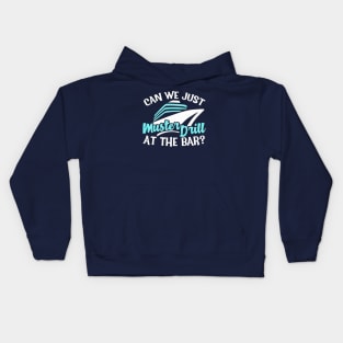 Muster Drill at the Bar Kids Hoodie